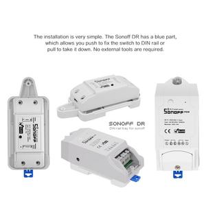 กล่องกันน้ำ <span class=keywords><strong>R2</strong></span> <span class=keywords><strong>sonoff</strong></span> DR DIN Rail TRAY บ้านอัจฉริยะโมดูลบ้านอัตโนมัติแบบปรับได้สำหรับ <span class=keywords><strong>sonoff</strong></span> <span class=keywords><strong>Basic</strong></span> - Product Image 6