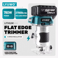 Défonceuse à paume sans fil 21V DIY à moteur sans balais avec réglage rapide de l'angle et serrage rapide pour le fraisage des bords de meubles en bois
