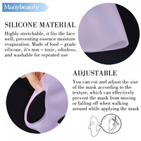 Masque facial personnalisé pour soins de beauté pour femmes Gel de soin de la peau Patchs réalistes en silicone pour femmes