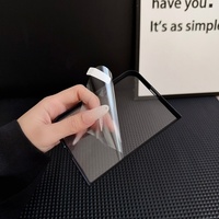 Étui de téléphone personnalisé en fibre de carbone texturée pour iPhone Duo avec protection à 360° °   Protecteur d'écran avant fin et rigide en polycarbonate pour Strip Stand