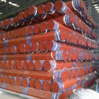 Tuyaux de protection incendie homologués FM UL, système de lutte contre l'incendie, tuyau ERW, tuyau GI, revêtement époxy/peinture rouge, tuyau d'incendie pour sprinklers