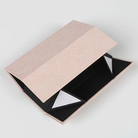 Scatola Pieghevole Ecologica in Cartone Goffrato con Nastro Magnetico in Lamina d'Oro per Laminazione Opaca, Prodotta in Fabbrica a Guangdong