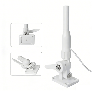 เสาอากาศวิทยุ VHF ทางทะเลขนาด 1050 มม. 156-163MHz เสาอากาศไฟเบอร์กลาสสำหรับเรือ AIS พร้อมสายเคเบิล RG58 ยาว 3 เมตร และฐานยึด - Product Image 3