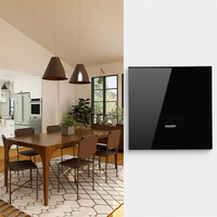 Interrupteur intelligent pour maison connectée avec bouton en verre, commande vocale Wi-Fi Alexa Google, 1 2 3 4 6 gangs, Tuya Smart Life, UE UK, Zigbee