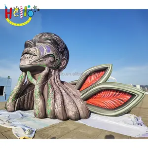 Carnival Stage Decorative Tunnel Jungle Style Air Blow Up Giant Inflatable Goddess Head