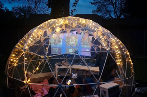 투명 지오데식 돔 텐트, 투명 PVC 모던 럭셔리 4계절 글램핑 버블 텐트 (야외 식사, 호텔 및 이벤트용) - Product Image 5