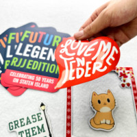 Autocollant de réfrigérateur personnalisé avec logo publicitaire, cadeaux, PVC souple, découpé à la forme, magnétique, imperméable, laminé, voiture