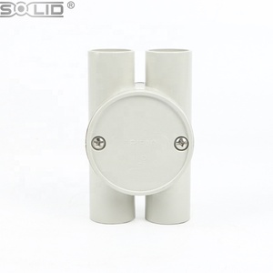Australian Standard AS/NZS 2053 JT/DT Electrical pipe junction box white PVC conduit box universal connect pipe