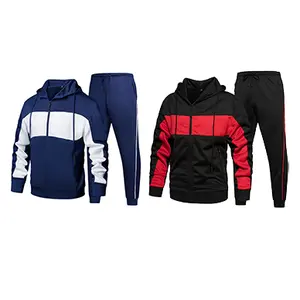 New Fashion Zipper Up Tracksuits Men Jogging Wear Polyester Tracksuits Hot Sale Breathable Custom Logo Printing Track Suits
