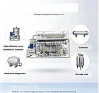 Unité de distillation sous vide pour la récupération de solvants acétonitriles de haute pureté et la distillation d'alcool