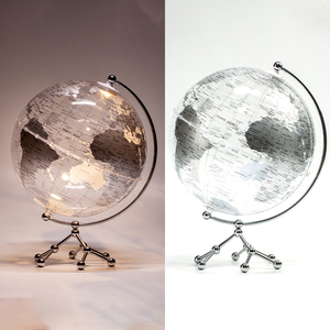 Wellfun Acrylique Planète Globe Lumière Retour À L'école Cadeaux Globe <span class=keywords><strong>Carte</strong></span> Pour <span class=keywords><strong>La</strong></span> Décoration Nouvel An Cadeaux Globe Universel <span class=keywords><strong>Terre</strong></span> - Product Image 3