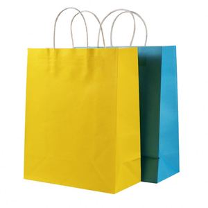 Bolsas de Papel Kraft Reciclables al por Mayor con Asa Retorcida, Bolsas de Regalo Ecológicas de Colores para Compras - Product Image 4