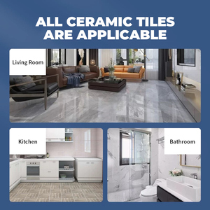 Adhésif haute résistance pour carreaux de porcelaine et de céramique avec revêtement de lubrification dorsale pour l'installation de carreaux grand format - Product Image 6