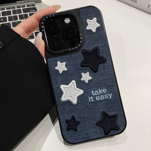 For iPhone 17 Pro Max Embroidered Cartoon Phone Case for iPhone 16 Star <strong>Cowboy</strong> Design Anti Drop Phone Protection Cover - Product Image 4