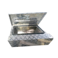 Boîte à outils latérale pour camion, portable, en alliage d'aluminium, longueur 750 mm, avec serrure personnalisée, étanche et antichoc