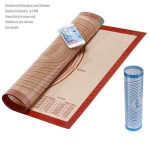 Wholesale Non-slip Oven Liner Dough <b>Rolling</b> <b>Mat</b> Fondant Pie Crust Pastry Silicone Baking with Measurements - Product Image 3