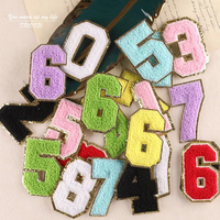 Patchs thermocollants en PU brodés en chenille écologique, alphabet en dentelle, 5,5 cm de haut, à coudre, pour vêtements et chapeaux – Vente chaude