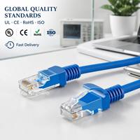 Connecteur RJ45 OEM, 8 conducteurs, câble Ethernet Cat5e UTP en cuivre nu avec connecteur rapide