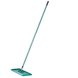 Jh-mech mạnh mẽ Golf bãi cỏ giống cây chổi công cụ cỏ cát đất carbon có thể điều chỉnh mức độ thép bãi cỏ cào cho sân - Product Image 3