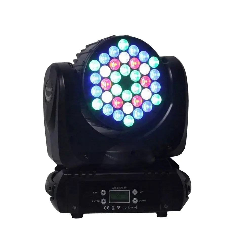 Đèn Chùm Mini 120W Cho Câu Lạc Bộ Hệ Thống Làm Mát Đám Cưới Disco Độ Sáng Cao Điều Khiển Giọng Nói Kỹ Thuật Số Tự Động RGB DMX512 36 Chiếc * 3W