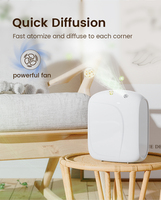 Diffuseur de parfum CNUS X2Wind à faible entretien, 150 ml, diffuseur d'huiles essentielles silencieux pour chambre à coucher, diffuseur de parfum avec minuterie
