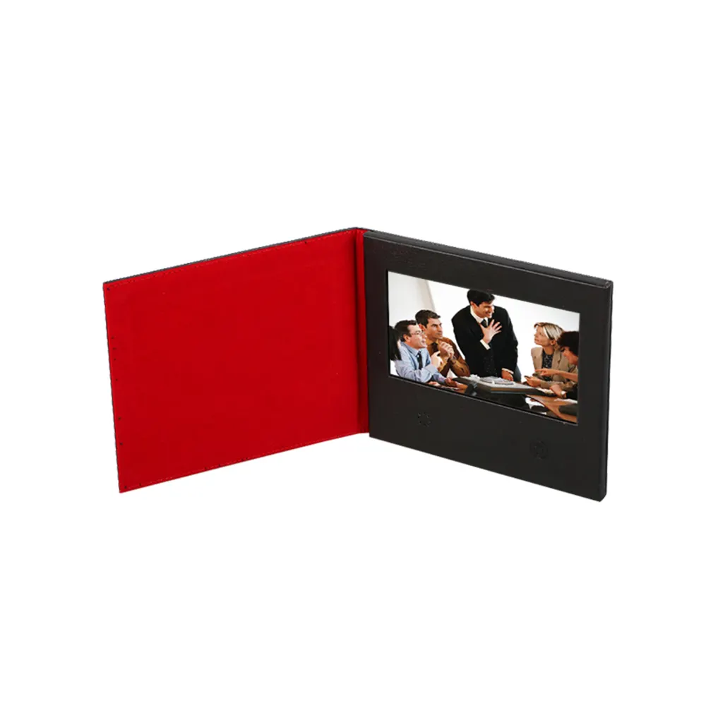 customized multi-functional digital photo frame 10.1 inch video magazine printing brochure for invitation advertising