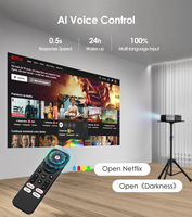 Proyector de Cine en Casa con Android 11 y Google TV OEM A8K, con Consola de Juegos, Portátil, Auto HD