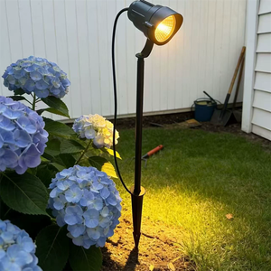 LED Pathway Spike Spot Lights Lamp Decorative Landscape <strong>Post</strong> IP65 Waterproof Outdoor LED Garden Lights Warm White 3000K - Product Image 1