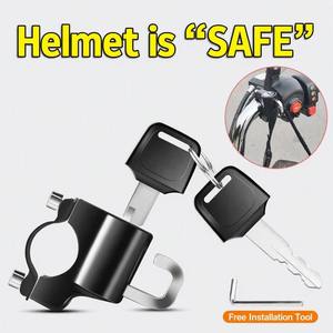 Antivol de casque pour moto électrique et scooter à batterie – Gadget antivol en alliage de zinc avec crochet dédié pour une fixation sécurisée - Product Image 4