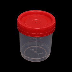 Gobelet de prélèvement d'échantillons urinaires de 90 ml, à bouchon à vis, jetable, en plastique transparent, gradué, stérile - Product Image 1
