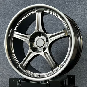 ล้อแม็กซ์ New Rays 21C ดีไซน์ 5 ก้าน แบบ JDM น้ำหนักเบาพิเศษ ขนาด 18x8.5 ET38 5x112 5x114.3 สำหรับ Toyota 86 Subaru BRZ BMW G20 G28 - Product Image 4