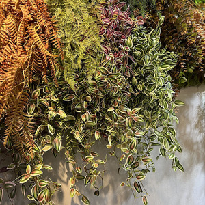 Bouquet de feuilles colorées suspendues de 50 cm pour la maison, le bureau, Noël, Thanksgiving, la remise des diplômes, plante murale artificielle, fleurs artificielles - Product Image 3