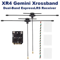 Récepteur ExpressLRS double bande RadioMaster XR4 Gemini Xrossband 2.4G 900MHz longue portée pour drone FPV True Diversity RX