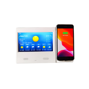 <span class=keywords><strong>7</strong></span> "10 inch IPS LCD Wifi Khung ảnh kỹ thuật số với bộ sạc điện thoại di động không dây và dự báo thời tiết chơi nhạc video và bức ảnh. - Product Image 1