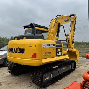 Prix Abordable, 95% Neuf, 13 Tonnes, Excavatrice Hydraulique d'Occasion PC130 13 Tonnes d'Origine Japonaise, KOMATSU PC130-7, Excavatrice sur Chenilles Usagée - Product Image 3