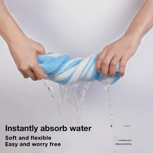 Envoltura de secador de gofres grande personalizada para mujer Toalla de pelo de microfibra superabsorbente de Spa Salon Woven Technics Función de secado rápido - Product Image 3