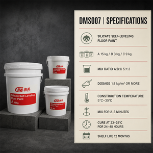 Pintura de Silicona para Pisos DIMEI EDM-S007, Super Resistente al Desgaste, para Concreto, Talleres, Garajes, Almacenes e Industrias - Product Image 5