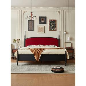 Muebles <span class=keywords><strong>de</strong></span> Dormitorio Nuevos, Cama Doble <span class=keywords><strong>de</strong></span> Madera <span class=keywords><strong>de</strong></span> <span class=keywords><strong>Lujo</strong></span> Estilo Americano Vintage, Venta Directa <span class=keywords><strong>de</strong></span> Fábrica con Calidad Garantizada - Product Image 1