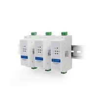 Konverter Port SERIAL DIN-Rail Modbus RS485 KE Ethernet USR-DR302 transmisi transparan dua arah antara RS485 dan RJ45