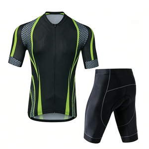 Wholesale Chafe-free stretch Tailored Fit Cycle Wear Unisex Customizable Full Zip Jersey Shock <b>Pad</b> Shorts Multi-Scenario Bike - Product Image 3