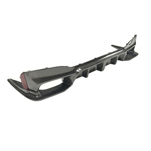 Difusor de Parachoques Trasero Inferior de Fibra de Carbono Estilo 3D para <span class=keywords><strong>BMW</strong></span> G30 G31 520i 530i 530d 540i 540d 550i 550d 2017-2020, Divisores Laterales - Product Image 2