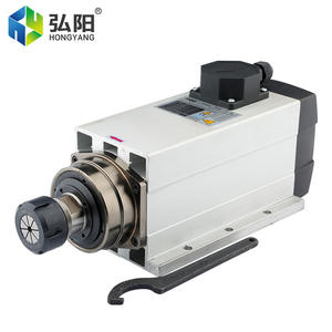 Modèle de <span class=keywords><strong>moteur</strong></span> de <span class=keywords><strong>broche</strong></span> HQD GDF60-18Z/6.0 fréquence nominale 300Hz tension nominale 220V 4 pièces portant le <span class=keywords><strong>moteur</strong></span> de <span class=keywords><strong>broche</strong></span> de tour CNC - Product Image 6