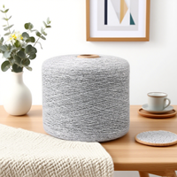 Fil mélangé en coton recyclé et polyester mélangé DTY pour tissage, absorbant l'humidité, pour gants