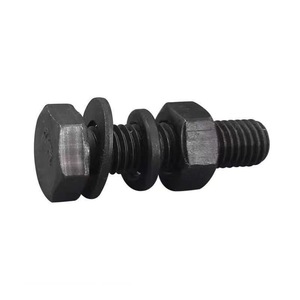 Hochfester großer Sechs kantkopf Schwarz Mit A194 2h Mutter und F436 Klasse 88 Din Voll gewinde China Perno M24 Astm Struktur schrauben - Product Image 6
