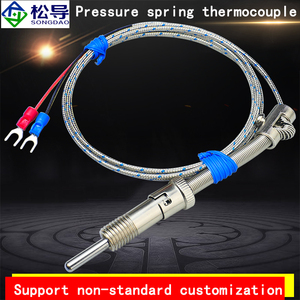 K/E Type Pressure Spring <strong>Thermocouple</strong> WRNT-01/02 Electric <strong>Thermocouple</strong> Pt100 Pressure Spring <strong>Thermocouple</strong> Temperature Probe - Product Image 1