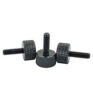<span class=keywords><strong>M3</strong></span> X 6mm 8mm 10mm 12mm in alluminio anodizzato colorato nero grandi viti a testa piatta pollice per Computer scheda grafica custodia PC - Product Image 5