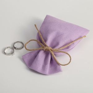 Pochettes personnalisées en coton avec cordon de serrage 8x10cm, sacs cadeaux souples en toile, 4 couleurs, pour bijoux, bonbons, emballage, cadeaux de mariage, pochettes de fête - Product Image 6