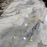 Bingjie Nouveau design panneau mural en marbre pvc plafonds en pvc insonorisés panneaux en pvc imperméables conception de plafond