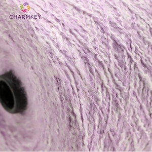 Thiết kế mới bán buôn ưa thích Chunky 3.3nm Melange Mohair sợi pha trộn <span class=keywords><strong>interlaced</strong></span> chải sợi - Product Image 2