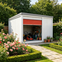 Maison préfabriquée en conteneur d'acier Cheku 20 pieds, design moderne, respirante, hors réseau, multi-usages, toilettes, abri pour voiture, garantie 1 an